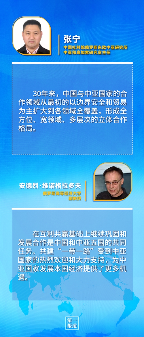 第一報道 | 建交三十年，習主席這樣評價與中亞五國關系