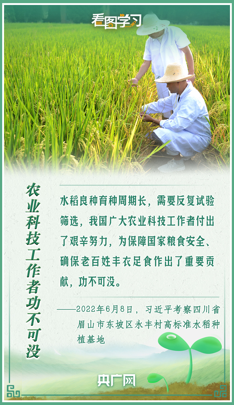 看圖學(xué)習(xí)|牢記總書記叮囑 攥緊種子端牢飯碗