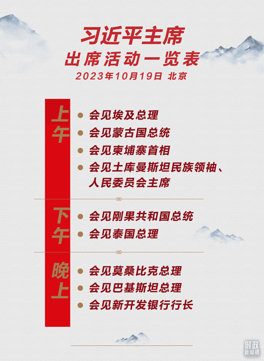 時(shí)政新聞眼丨高峰論壇圓滿成功，習(xí)近平密集會見傳遞清晰信號