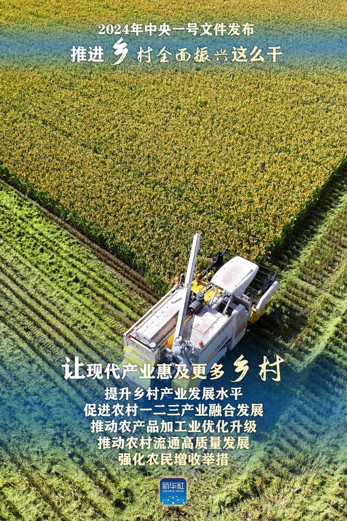 2024年中央一號文件:推進鄉(xiāng)村全面振興這么干