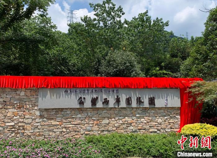 “公望兩岸圓緣園”開(kāi)園。　郭其鈺 攝