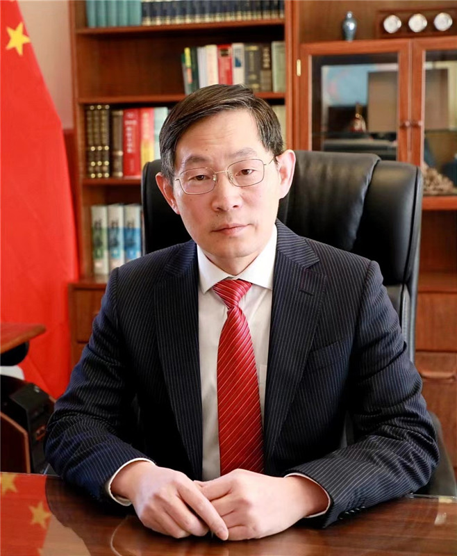 中國駐烏拉圭大使黃亞中。 中國駐烏拉圭大使館供圖