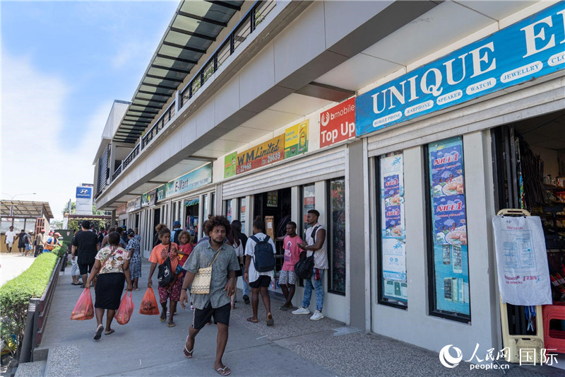 2023年9月12日，所羅門(mén)群島首都霍尼亞拉街景。人民網(wǎng) 賀吉攝