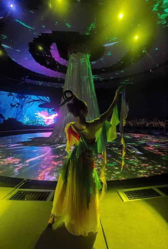 　　《天釀》演出場景。本報記者常雯宜攝