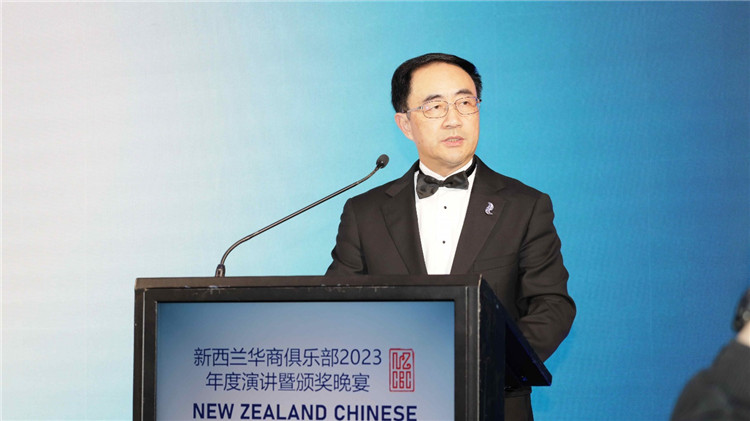 新西蘭華商聯合總會主席楊健。攝影：張凱