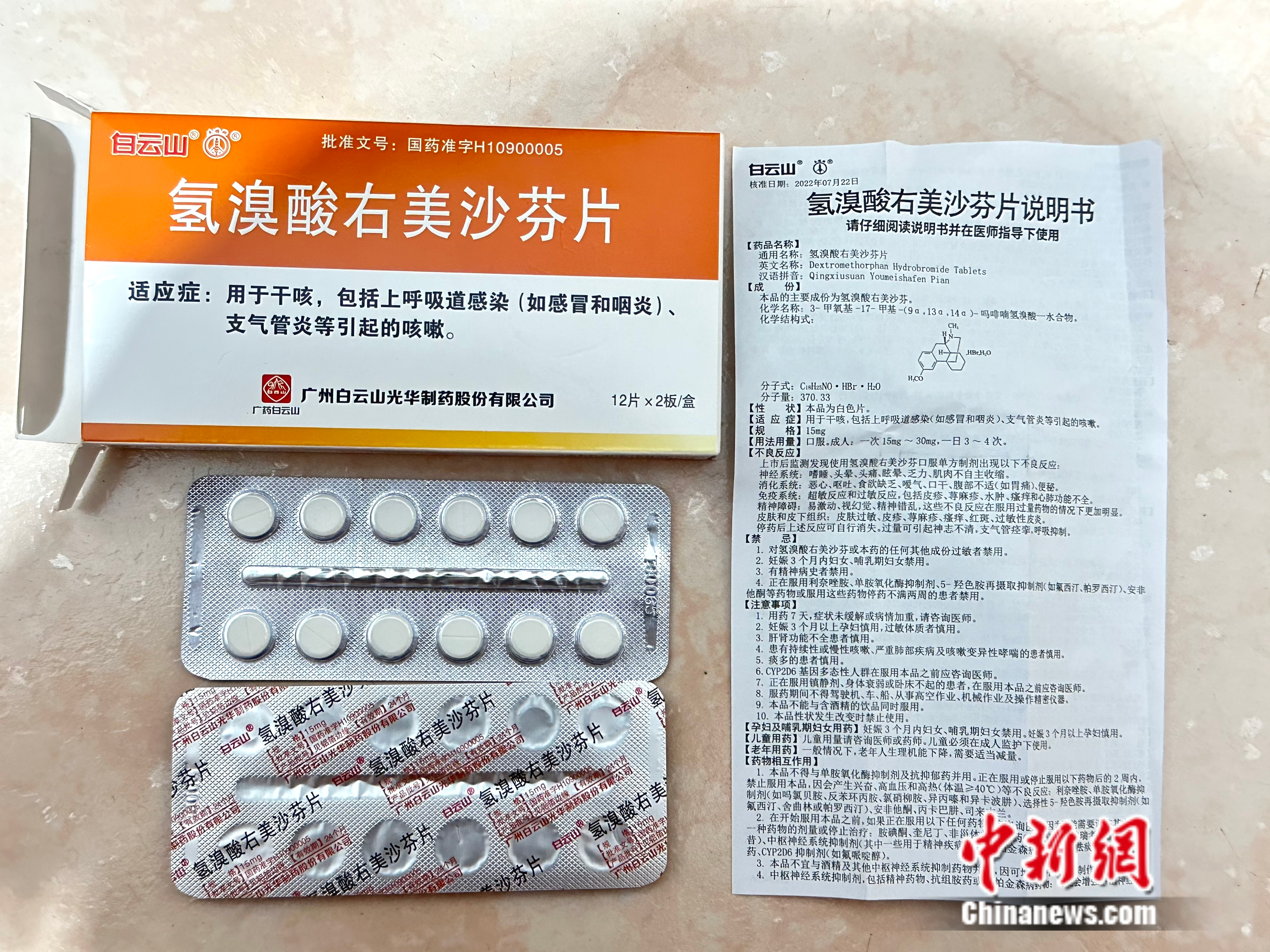 右美沙芬。受訪者供圖