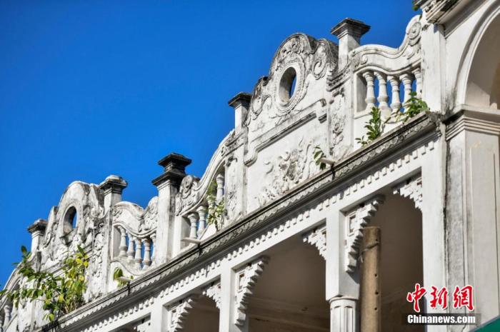 圖為文昌鋪前騎樓老街南洋風(fēng)格建筑。 <a target='_blank' href='/' _fcksavedurl='/' ><p  align=