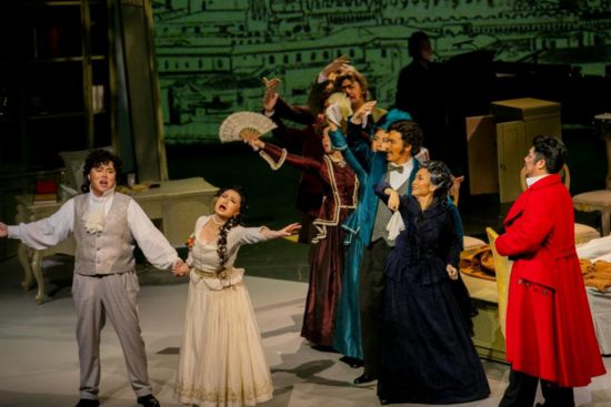 圖為《賈尼·斯基基》劇照。中國國家大劇院供圖。