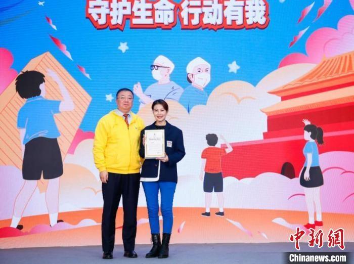 演員周海媚受邀參與公益活動?！」鶆P敏 攝