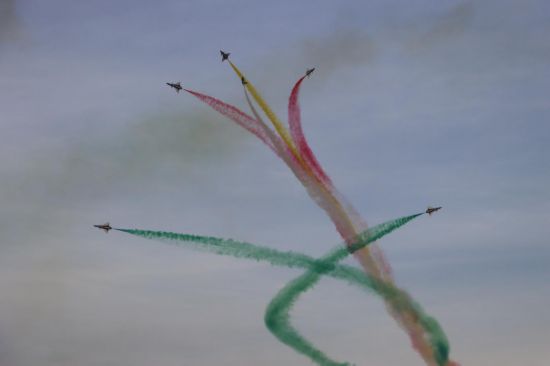 飛行表演現場。高思峰 攝