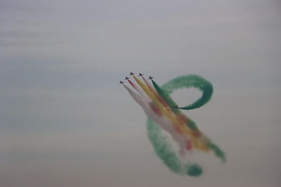 飛行表演現場。高思峰 攝