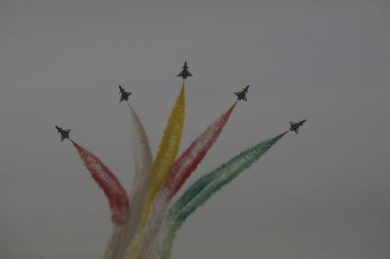 飛行表演現場。王曉東 攝