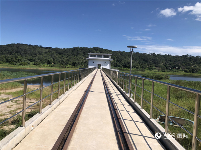 卡夫河供水項目。人民網(wǎng)記者 黃培昭攝