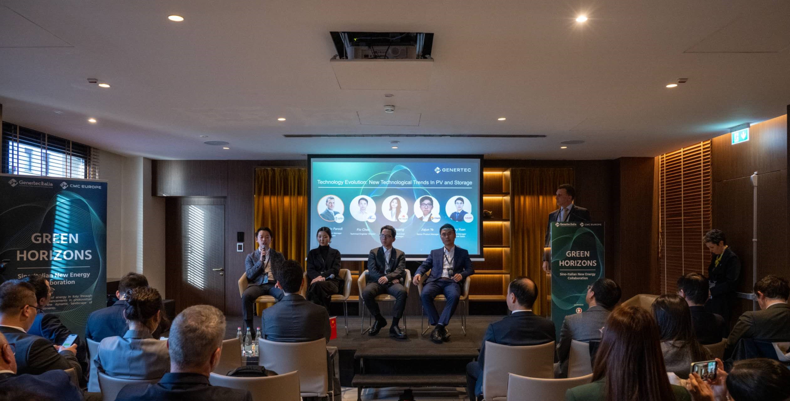 中方企業(yè)代表就新能源技術(shù)發(fā)展趨勢(shì)分享觀點(diǎn)。主辦方供圖