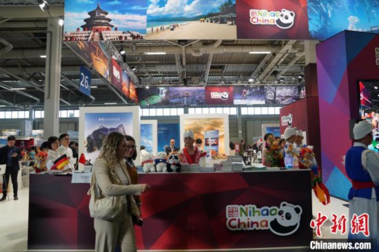  3月5日，2024年柏林國(guó)際旅游交易會(huì)(ITB)在柏林會(huì)展中心拉開(kāi)帷幕。以“你好！中國(guó)”為主題的中國(guó)展區(qū)當(dāng)日亮相展會(huì)。中新社記者 馬秀秀 攝