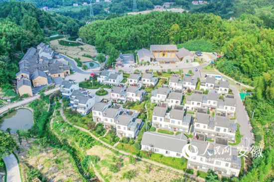 俯瞰大灣村。人民網 陳若天攝