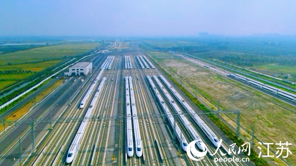 南京動車段南通動車所。人民網(wǎng)記者 王繼亮攝