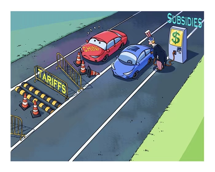 漫畫作者：馬宏亮（人民網(wǎng)版權(quán)圖片，未經(jīng)授權(quán)請勿轉(zhuǎn)載。）