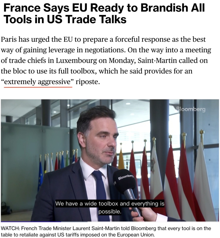 深觀察丨“只要團(tuán)結(jié)，歐盟反制美國的王牌很多”