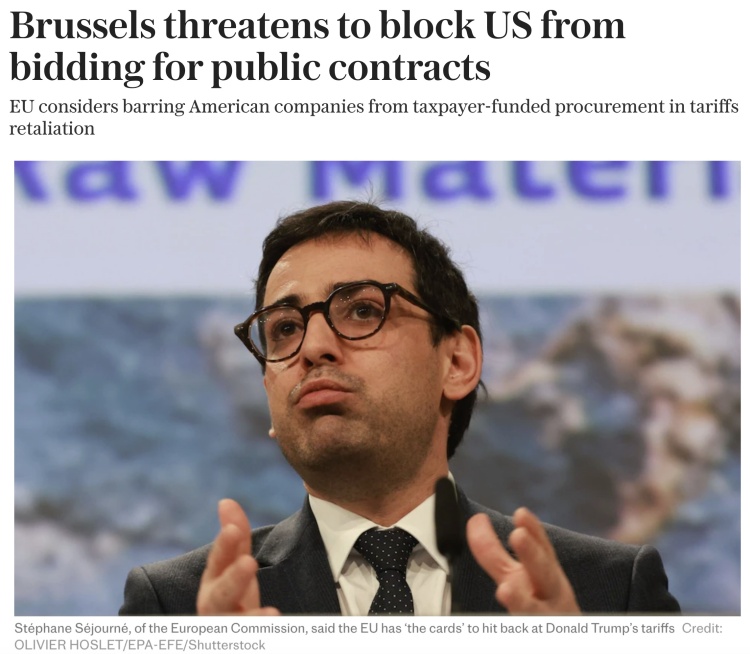 深觀察丨“只要團(tuán)結(jié)，歐盟反制美國的王牌很多”