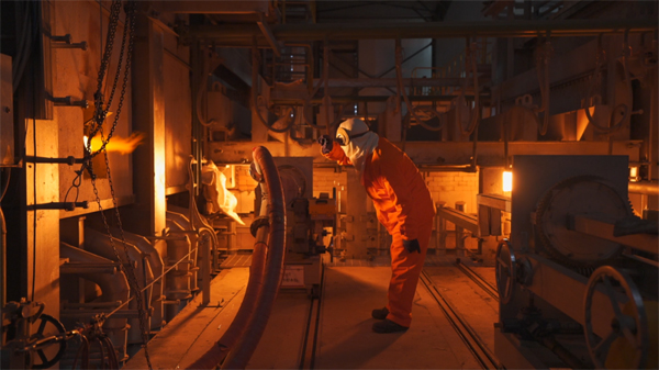 浮法玻璃生產(chǎn)線。受訪者供圖