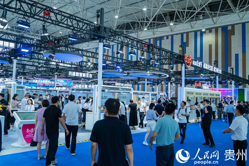 2、2024數(shù)博會共吸引400余家展商參展。人民網(wǎng) 陽茜攝.jpg