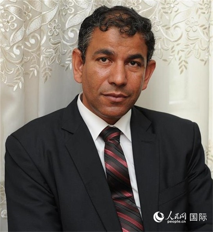 埃及著名中國和亞洲問題專家德拉比克。人民網(wǎng)記者 黃培昭攝