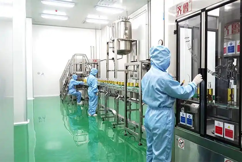 吉林省鹿產(chǎn)品生產(chǎn)車(chē)間。