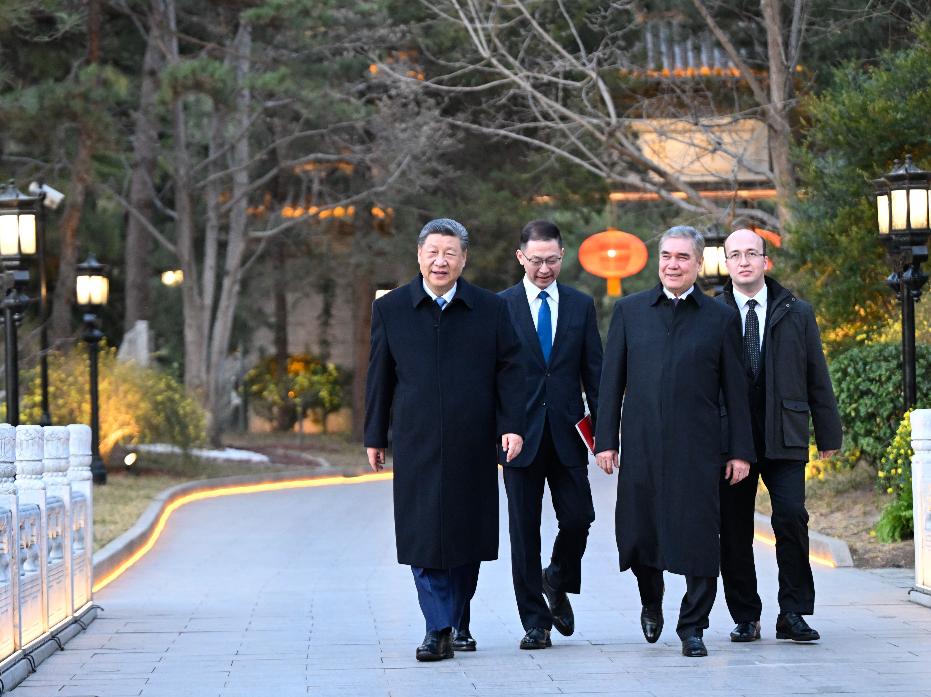 2026年3月18日，國(guó)家主席習(xí)近平在北京會(huì)見(jiàn)土庫(kù)曼斯坦民族領(lǐng)袖、人民委員會(huì)主席別爾德穆哈梅多夫。