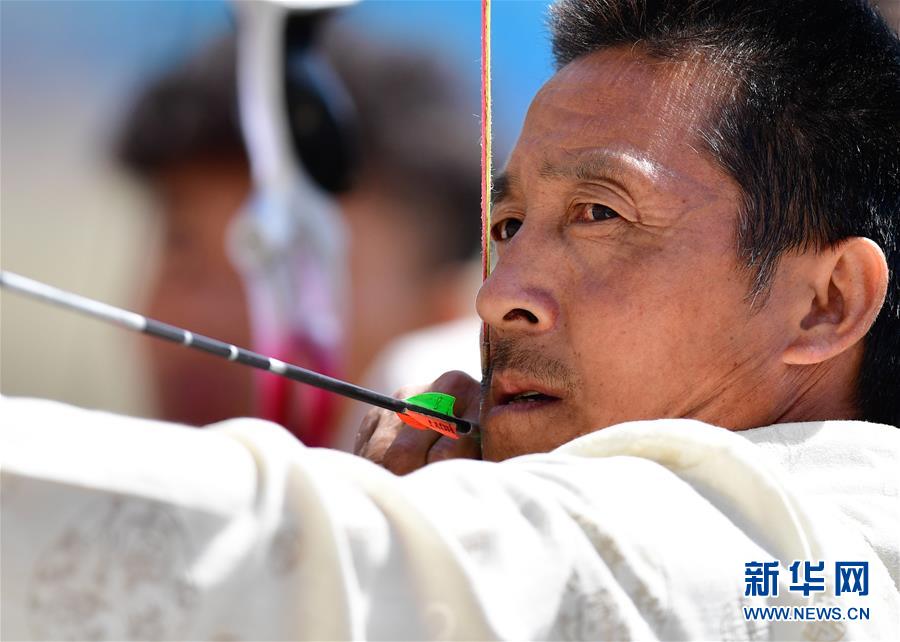 (體育)(3)青海尖扎:“五彩神箭”射箭賽開(kāi)賽