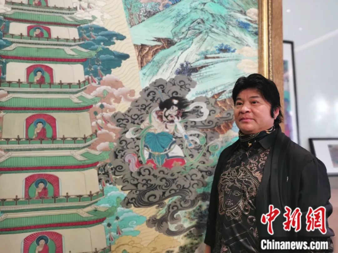 國(guó)家一級(jí)美術(shù)師劉觖。張?zhí)砀?攝