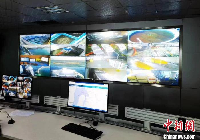 資料圖為生產(chǎn)平臺(tái)實(shí)時(shí)監(jiān)控視頻實(shí)現(xiàn)高速率、低時(shí)延回傳?！∏嗪Ｒ苿?dòng)海南分公司供圖