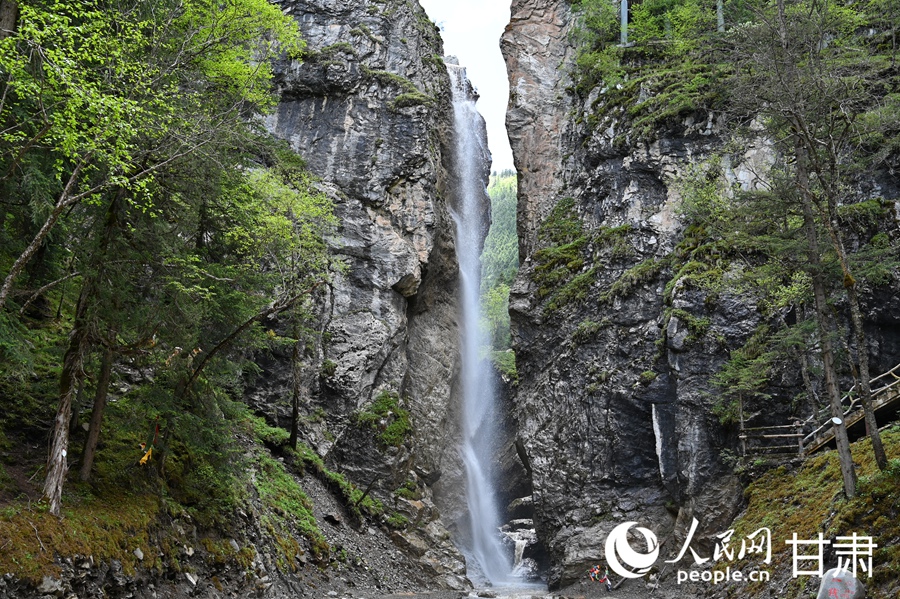 卓尼大峪溝:山雄石奇 水麗林秀