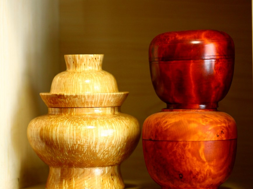 藏地木碗成品。