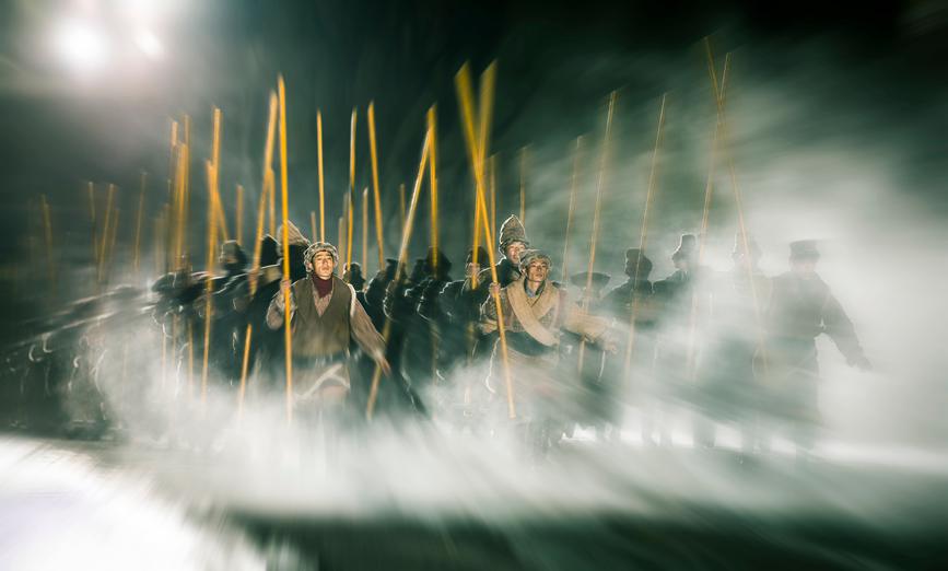 演出現(xiàn)場(chǎng)。蕭文松子攝