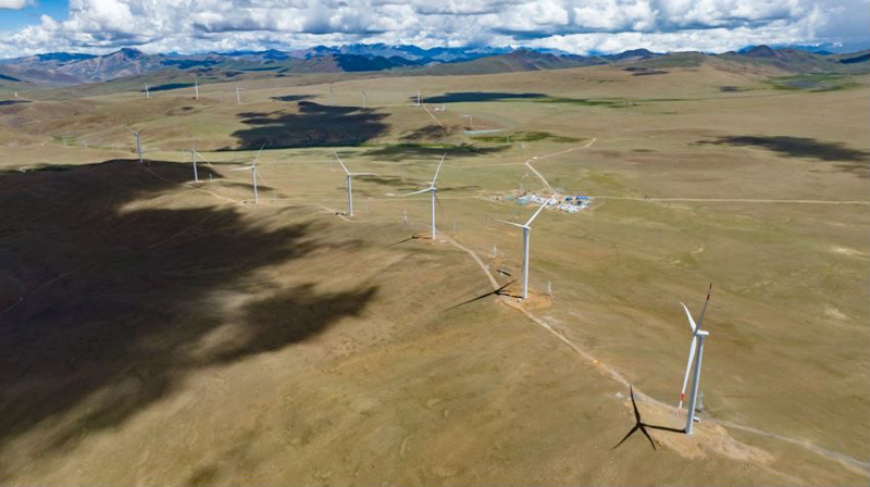 西藏措美哲古風電場。受訪者供圖