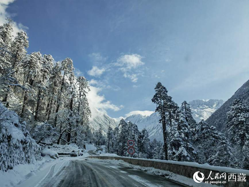 扎墨公路。人民網(wǎng) 李海霞攝