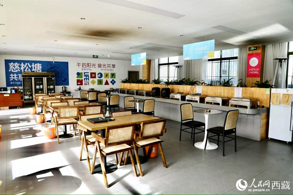 慈松堂社區(qū)共享食堂。人民網(wǎng)記者 次仁羅布攝