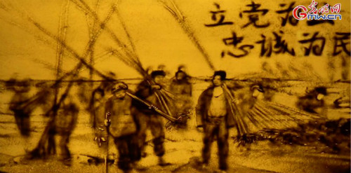 【沙畫】風(fēng)好正揚(yáng)帆，起航新時代