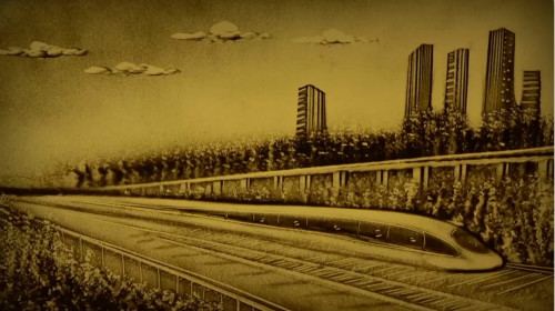 【沙畫】改革開放，讓夢想觸手可及