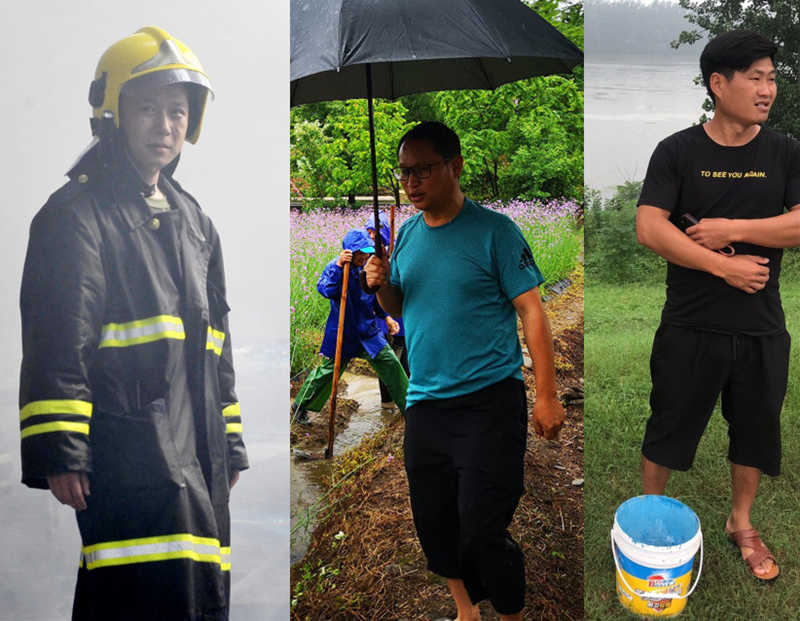 左起：陳陸、甘磊、帖克艷。